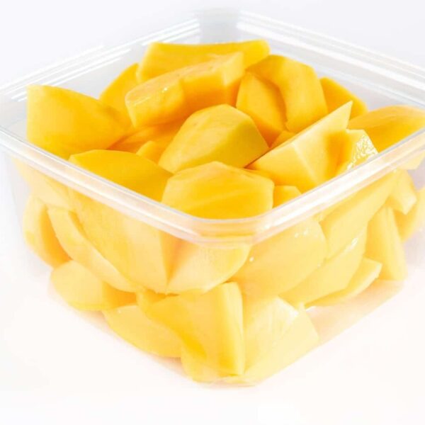 Cut up mango
