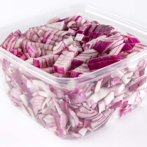 Diced red onion