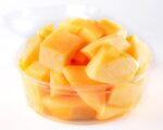 Sliced cantaloupe
