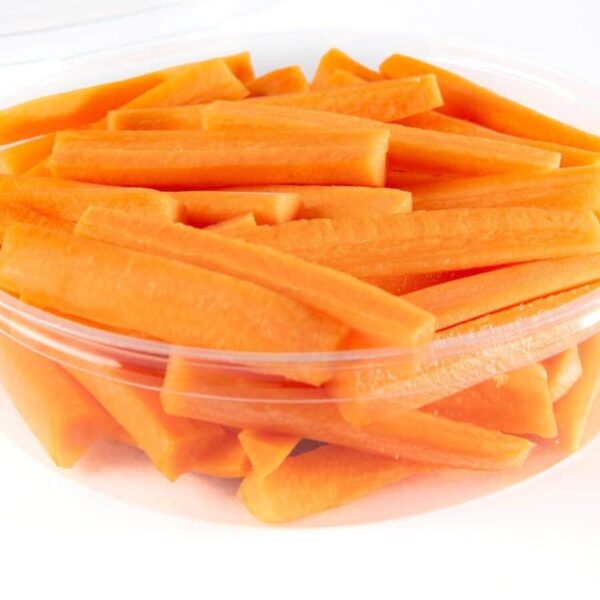 cut up carrots