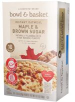 Instant Oatmeal with Maple & Brown Sugar