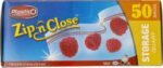 Zip 'n Close Quart Bags 50 Pack